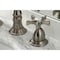 Kingston Brass KS1978NX Widespread Bathroom Faucet with Brass Pop-Up, Brushed Nickel KS1978NX - alternate 6